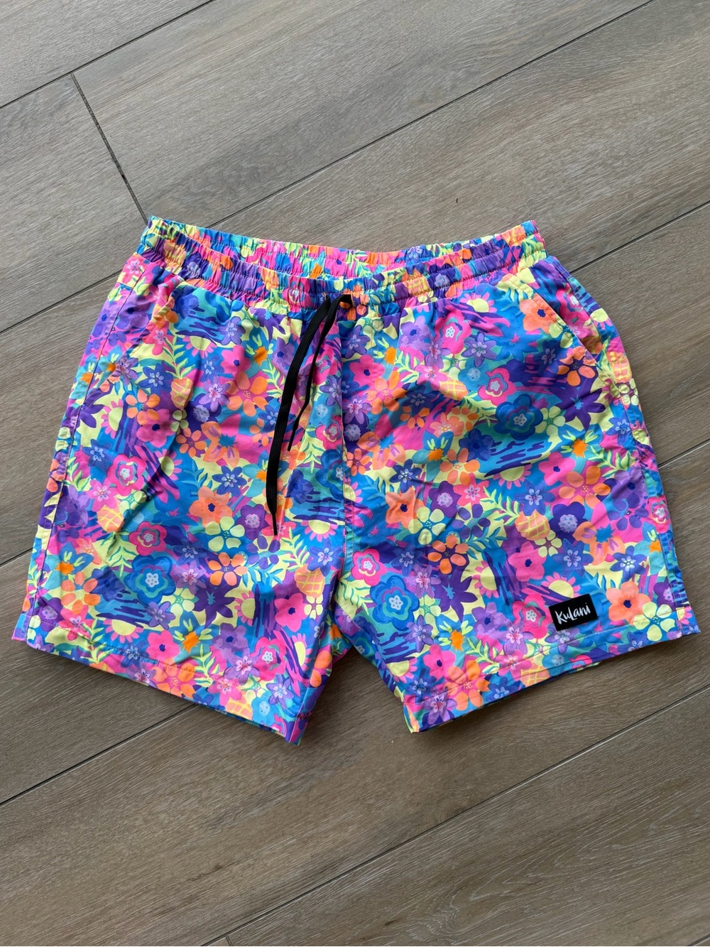 Men's Swim Trunks - Rainbow Jungle - Large